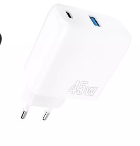 Proove Silicone Power 45W (Type-C + USB) White