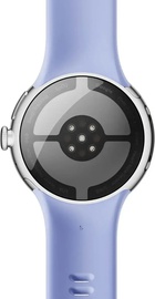 Google Pixel Watch 4 41mm Wi-Fi Polished Silver Aluminum case / Iris Active Band