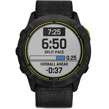 Garmin Enduro Black DLC Titanium with Black UltraFit Nylon Strap (010-02408-01)