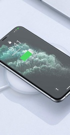 Baseus Jelly Wireless Charger 15W White (WXGD-02)
