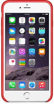 Apple iPhone 6 Plus Leather Case (PRODUCT) RED (MGQY2)