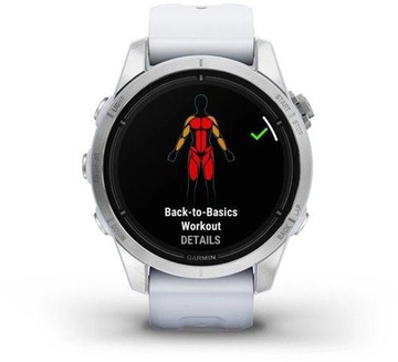 Garmin Epix Pro Gen 2 42mm Silver w. Whitestone Band (010-02802-00/01)